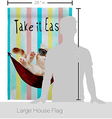 אוסף קישוטים קח את זה דגל בית קל 2 PCS חבילה חתול חתול חתול מיאו מפונק כפה פרווה מחמד טבע חווה חווה יצור קישוט קישוט.