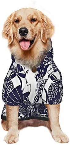 קפוצ'ון גדול של כלב גדול אסייתי-יפני-ג'ישה-מנקי-סוודר חיות מחמד סוודר עם מעיל תלבושת חתולים רכה X-LAGE