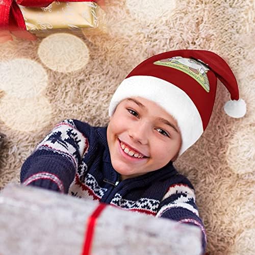 חד קרן פיצה חג המולד כובע אישית סנטה כובע מצחיק חג המולד קישוטים