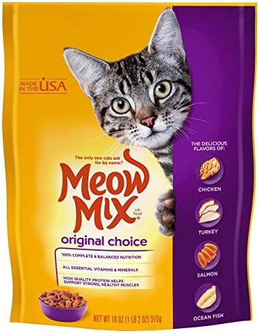 Meow Mix Choice Choice Food Frod Cat Food, 6.3 פאונד