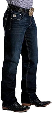 Cinch's Carter 2.4 Wash Dark Wash Mid Rise Bootcut Bootcut Jeans - MB71934005 IND