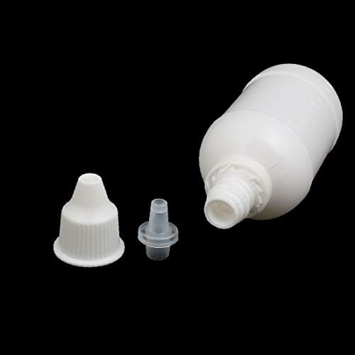 X-DREE 50 מל PE סחיטת פלסטיק סחיטת טפטפת טפטפת מיכל בקבוק לבן (50 מל PE סחיטת פלסטיק טפטפת טפטפת מיכל בקבוק לבן