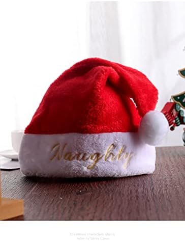 חג המולד כובע סנטה כובע מבוגרים חג המולד כובעי חג המולד לשנה חדשה חגיגי חג מסיבת תלבושות