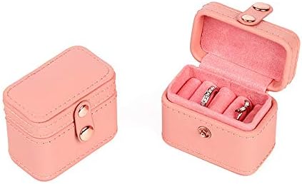 קופסא תכשיטים קטנה בנות תכשיטי ארגונית מיני נסיעות מקרה טבעת תיבת אחסון