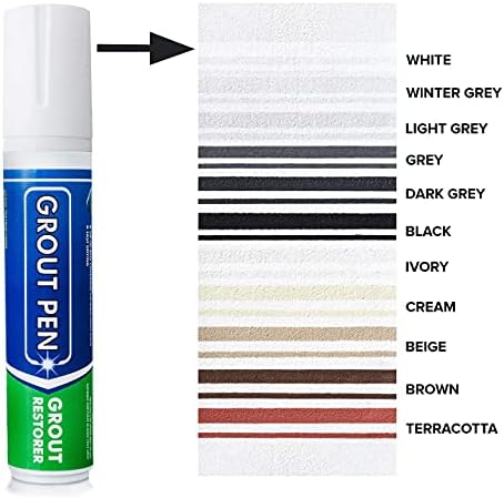 סמן צבע אריחי עט גרוט: צבע דיס אטום למים עט איטום לחידוש, תיקון, ודיס לרענון אריחים - עטים לציפוי ציפוי נקי