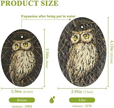 Alaza Vintage Owl Geometry Animal Geometr