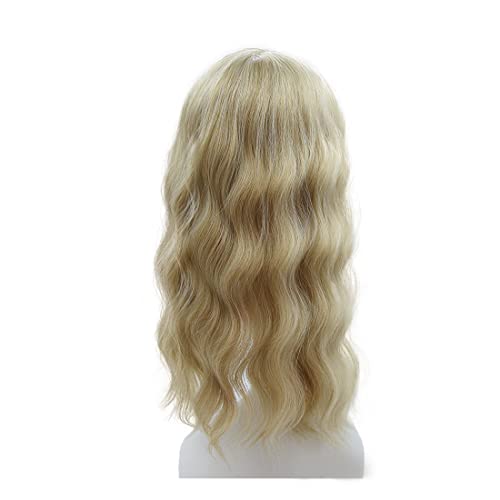 ויויאבלה רופף מים גל פאה קליפ פלאפי סינטטי שיער טופר עם קטוע פוני סינטטי שיער פאה עבור נשים בנות