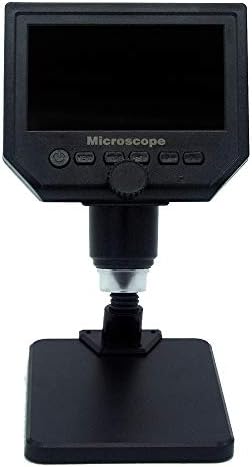 מיקרוסקופ דיגיטלי 600 מיקרוסקופ וידאו אלקטרוני 4.3 אינץ ' הלחמה מיקרוסקופ תיקון טלפון זכוכית מגדלת + מעמד מתכת