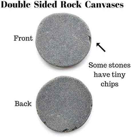 Capcouriers סלעים לציור - ציור סלעים - סלעים שטוחים לציור סלע - 5 סלעים