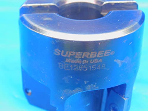 Superbee 2 O.D. Face Mill BE12851548 3/4 טייס 5/16 מקש מחזיק 5 תוספות 2.0 - פקס -AR7310