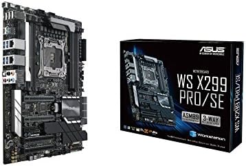 ASUS WS X299 PRO/SE LGA2066 DDR4 M.2 U.2 ATX לוח האם למעבדי אינטל ליבה X-Series עם SAFESLOT