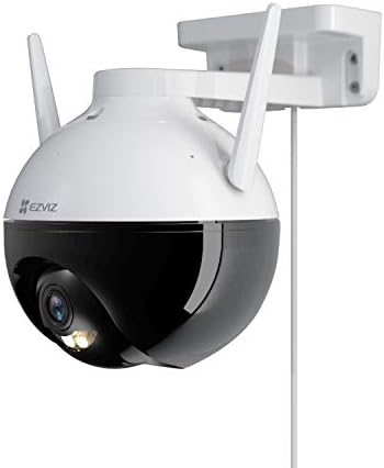 מצלמת אבטחה של Ezviz חיצונית, 1080p PAN/TILT/ZOOM WIFI מצלמת WIFI, 8 × זום מעורב ומצלמת זיהוי של אדם המונע על ידי AI, מצלמת