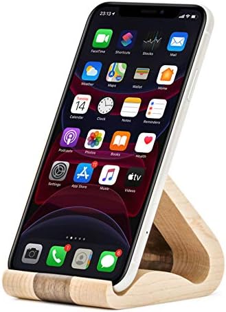 מעמד טלפונים סלולריים מעץ Mtwhirldy, מייצג תואם אוניברסלי של iPhone ל- iPhone 14 Pro Max 13 12 פלוס 11 SE,