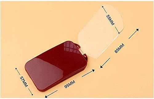 זכוכית מגדלת,חינוכי, מחקר, טלפון סלולרי זכוכית מגדלת נייד מתקפל / אדום