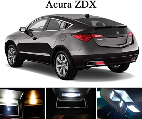 2010- 2012 ACURA ZDX XENON VANITY/ SUNVISOR LED נורות נורות