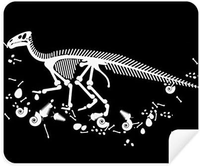 דינוזאור עצם עצמות שחור ניקוי בד מסך מנקה 2 יחידות זמש בד