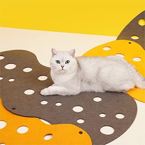 מיטת צינור חתול Miemieai מתנגשת עם חיות מחמד מקורות צעצוע של חתולים לחתולים חתלתולים על חתלתול.